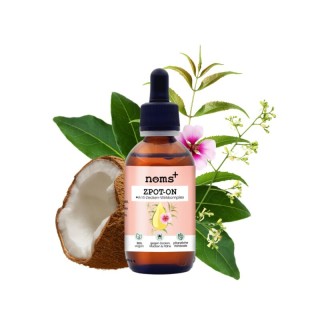 noms+ Zpot-on für Hunde gegen Zecken, Flöhe, Milben & Mücken 50ml