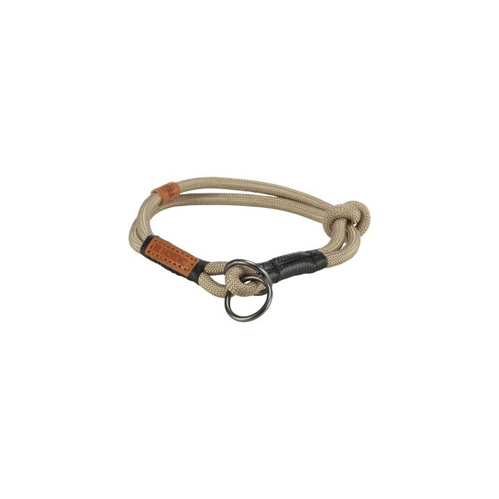 Trixie BE NORDIC Zug-Stopp-Halsband Hund beige XS-S