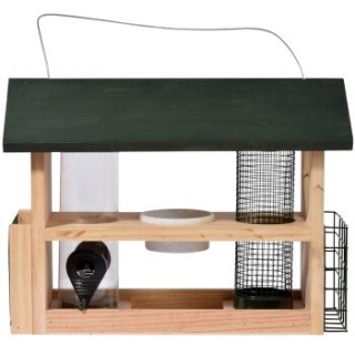 Dobar 7-in-1-Futterstation, Holz