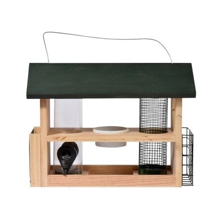 Dobar 7-in-1-Futterstation, Holz