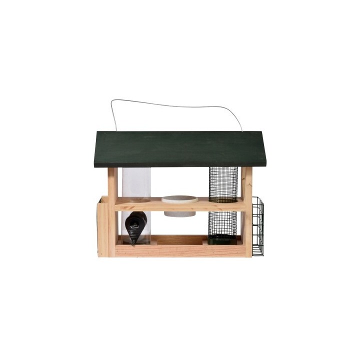 Dobar 7-in-1-Futterstation, Holz