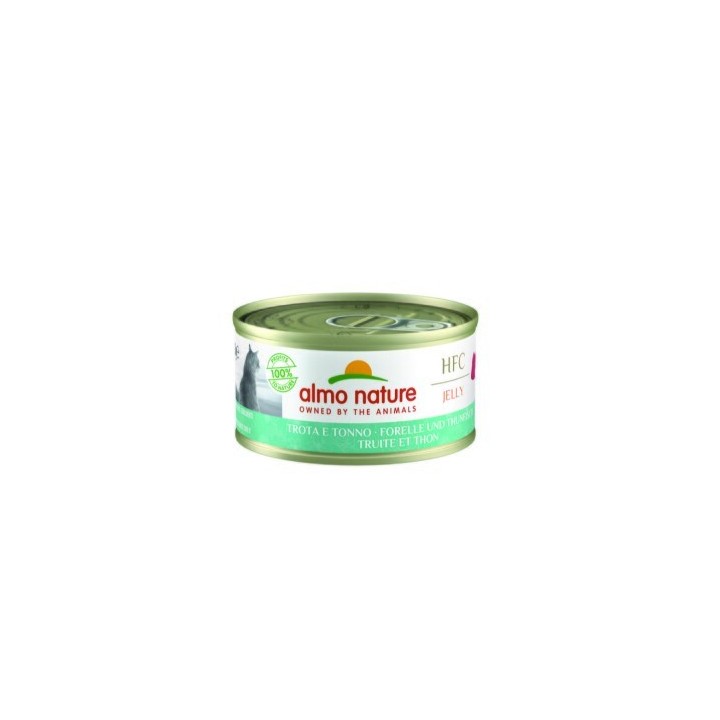 Almo nature HFC Jelly 24x70g Forelle und Thunfisch