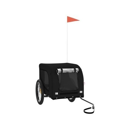 VidaXL Fahrradanhänger 133x69x73,5cm (L x B x H) schwarz