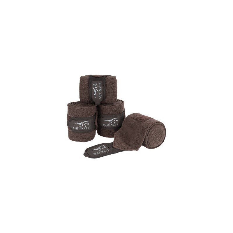 Equinate Fleecebandagen Harmony braun WB (Warmblut)