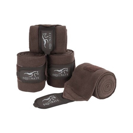 Equinate Fleecebandagen Harmony braun WB (Warmblut)