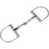 Equinate D-Ring Trense Edelstahl 16mm einfach gebrochen 1,6 cm 12,5 cm