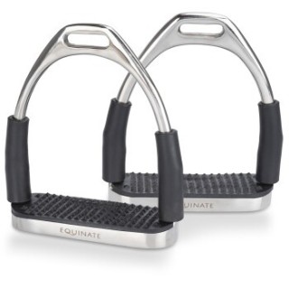 Equinate Sicherheitssteigbügel Fremont silber 10 cm