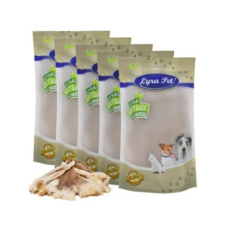 Lyra Pet Kaninchenohren mit Fell 5 kg
