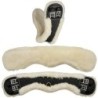 Equinate Mondgurt anatomisch Lammfell naturfarben 70 cm
