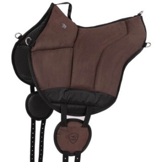 Equinate Reitpad Toledo aus Mikrofaser braun