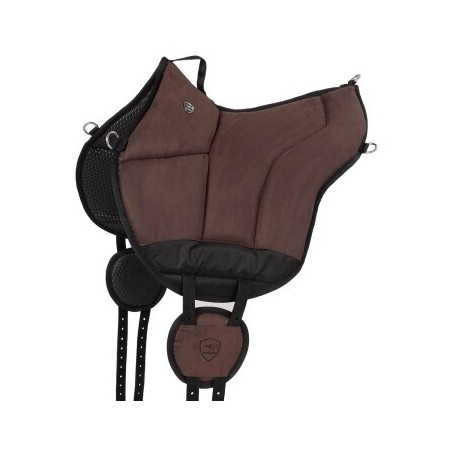 Equinate Reitpad Toledo aus Mikrofaser braun