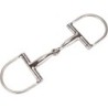 Equinate D-Ring Trense Edelstahl 16mm einfach gebrochen 1,6 cm 12,5 cm
