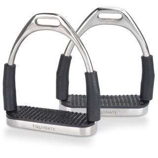 Equinate Sicherheitssteigbügel Fremont silber 10 cm