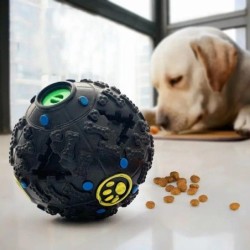 Undichtes Futter für Hunde, Ball, seltsames bellendes Geräusch, knirschende Zähne, bissfestes Kauspielzeug, Hundeball, Spielz