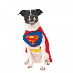 Superman Hundekostüm S blau/rot