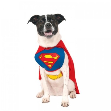 Superman Hundekostüm S blau/rot