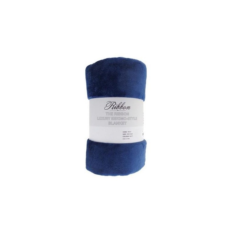 Band-Hundedecke aus Polyester im Eskimo-Stil One Size dunkelblau