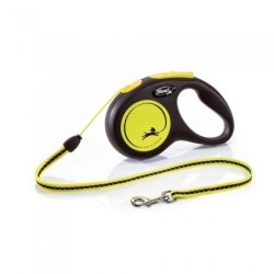 Flexi Medium Neon Einziehbares Hundekabel 5m
