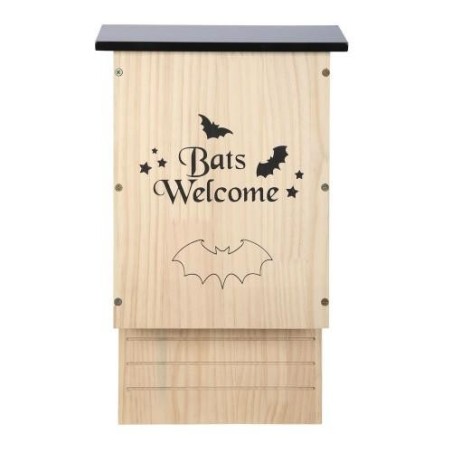 Etwas anderes Willkommenes Fledermaushaus aus Holz One Size braun/creme