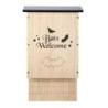 Etwas anderes Willkommenes Fledermaushaus aus Holz One Size braun/creme