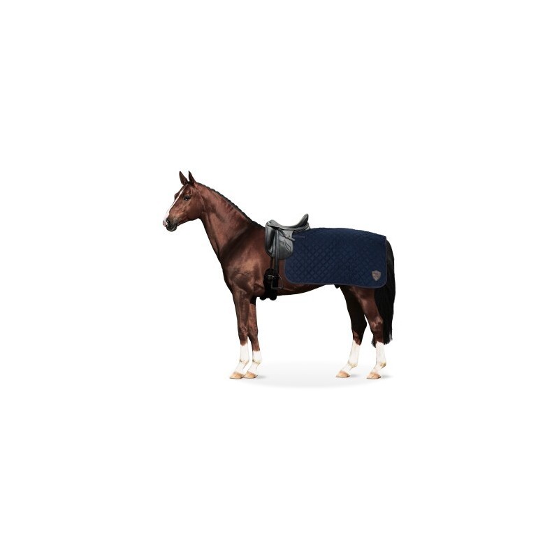 Equinate Ausreitdecke Lancaster mit Teddyfell navy L