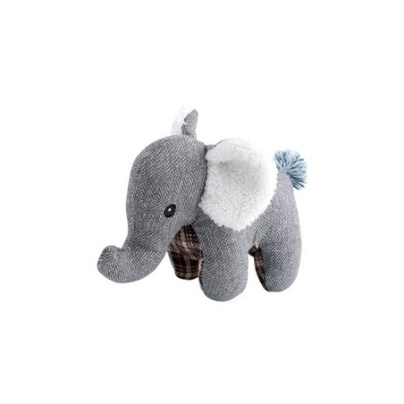 Hunde-Plüschspielzeug Elefant Britta grau, Maße: ca. 14 x 23 x 16,5 cm
