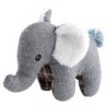 Hunde-Plüschspielzeug Elefant Britta grau, Maße: ca. 14 x 23 x 16,5 cm