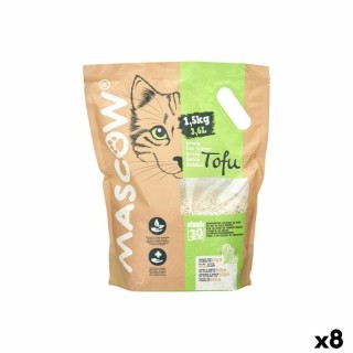 Mascow Katzenstreu Soja Weiß 1,5 Kg