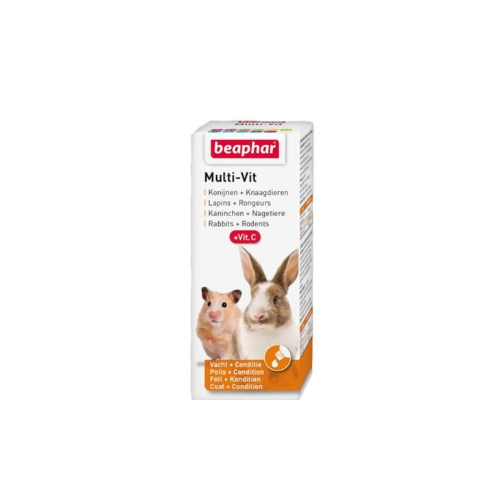 Beaphar Multi-Vit für Kaninchen und Nagetiere - 20 ml