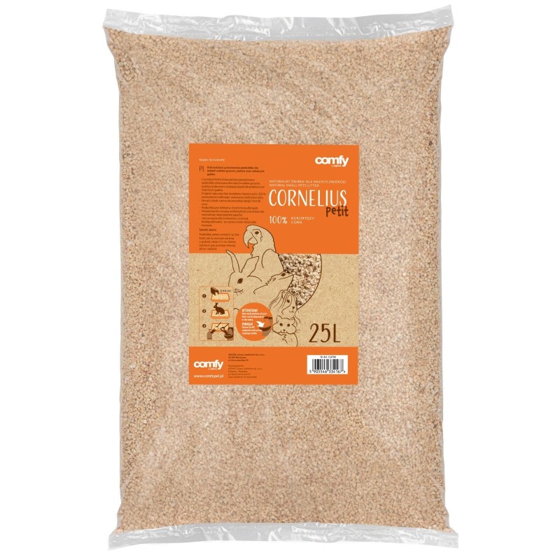 Comfy Cornelius Petit 25L – Maisstreu für Katzen