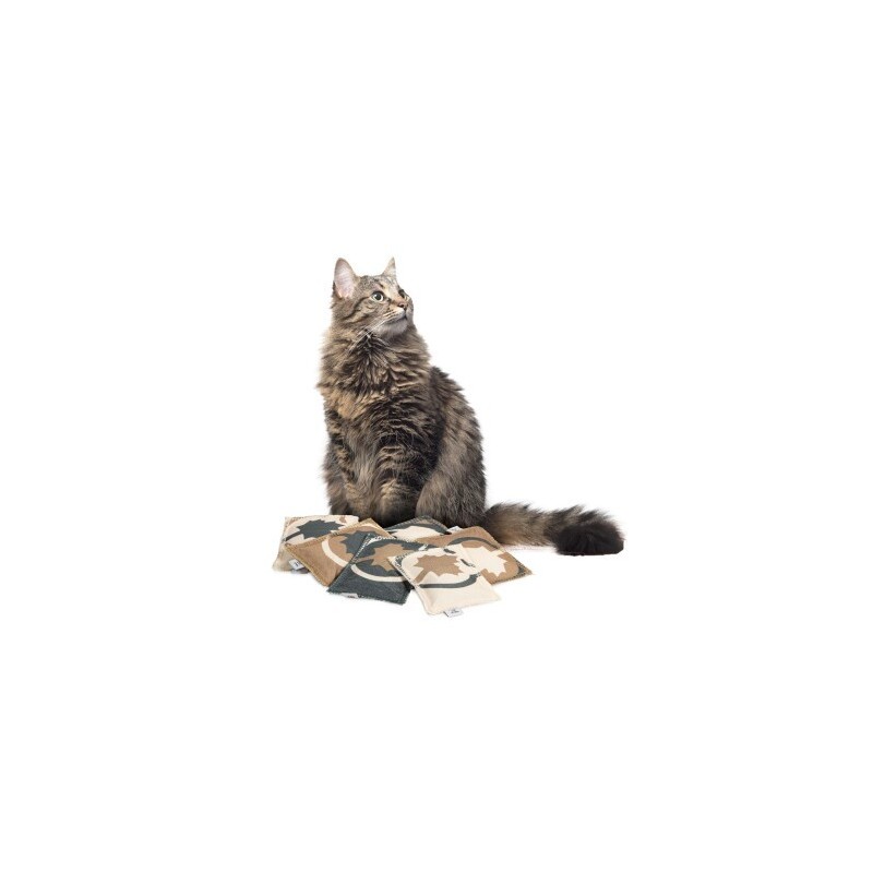 Canadian Cat Company Baldrian & Catnipspielzeug Katzenkissen LOVE, 6er Pack