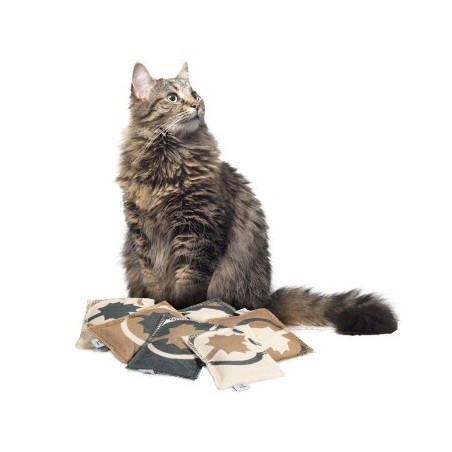 Canadian Cat Company Baldrian & Catnipspielzeug Katzenkissen LOVE, 6er Pack