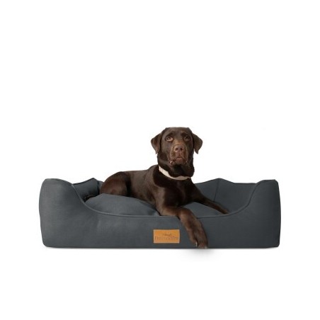Freudentier orthopädisches Hundebett anthrazit L