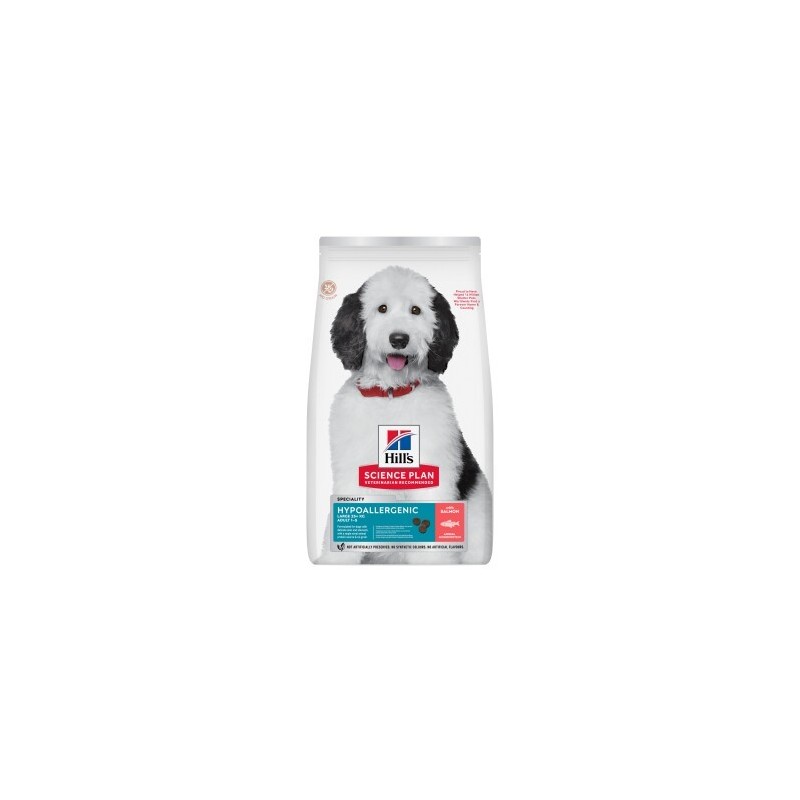 Hill's Science Plan Trockenfutter Hund Adult, Large Breed, Hypoallergenic, mit Lachs 2x14 kg