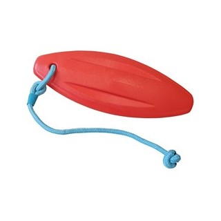 Hunde-Wasserspielzeug Lifeboard rot-blau, Länge: ca. 26 cm