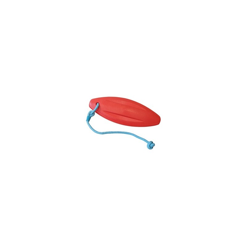 Hunde-Wasserspielzeug Lifeboard rot-blau, Länge: ca. 26 cm