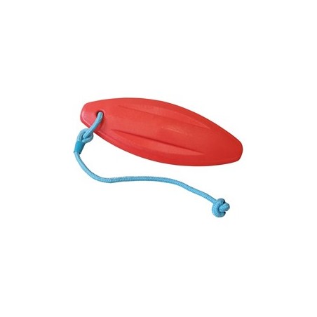 Hunde-Wasserspielzeug Lifeboard rot-blau, Länge: ca. 26 cm