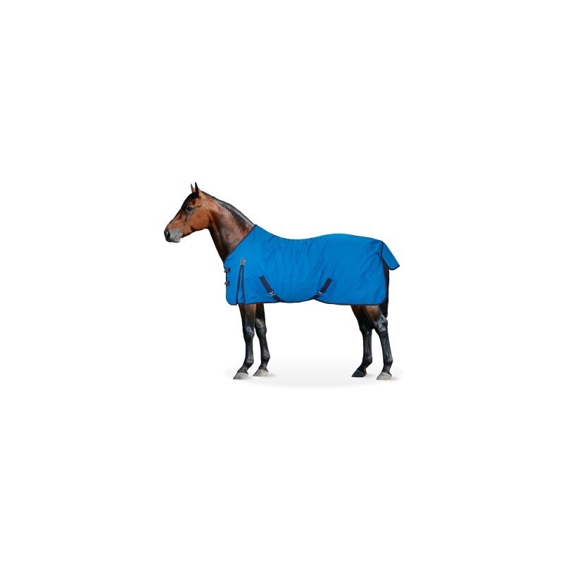 Equinate wasserdichte Regendecke Springfield mit Fleeceinnenfutter blau 1,35 m