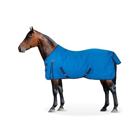 Equinate wasserdichte Regendecke Springfield mit Fleeceinnenfutter blau 1,35 m