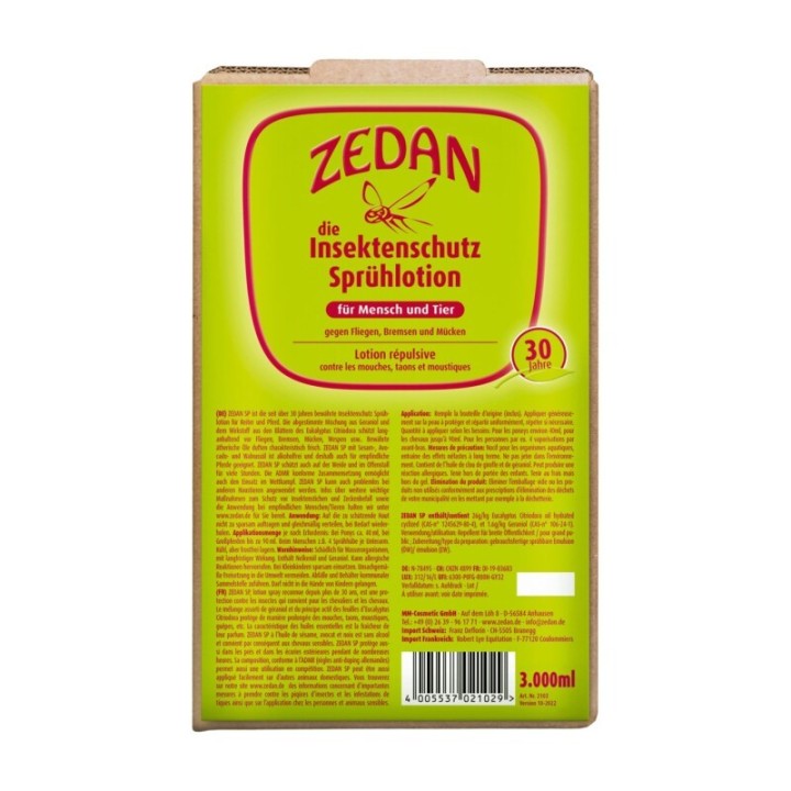 Zedan Insektenschutz-Lotion Kanister 3 l 3 L