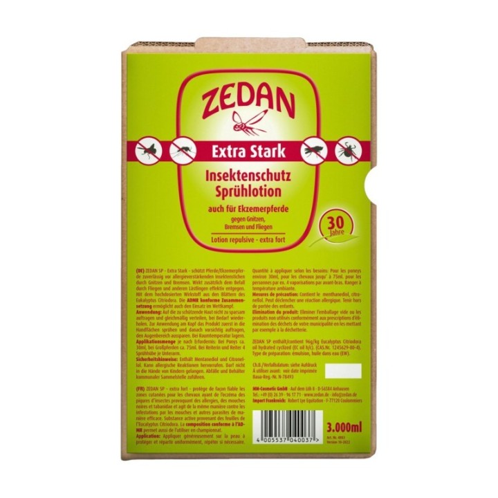 Zedan Insektenschutz-Lotion extra stark 3 L