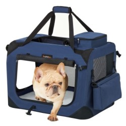 FEANDREA S-XXXL Transportbox Oxford-Gewebe dunkelblau 60 cm, 42 cm, 42 cm