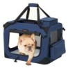 FEANDREA S-XXXL Transportbox Oxford-Gewebe dunkelblau 60 cm, 42 cm, 42 cm