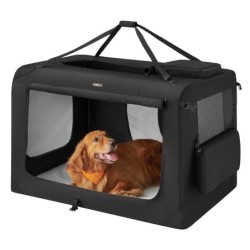 FEANDREA S-XXXL Transportbox Oxford-Gewebe schwarz 1,22 m, 79 cm, 79 cm