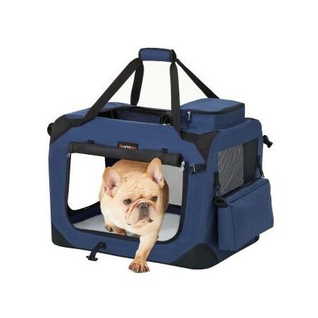 FEANDREA S-XXXL Transportbox Oxford-Gewebe dunkelblau 60 cm, 42 cm, 42 cm