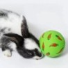 Leckerli-Ball für Kaninchen, langsamer Futterspender für Haustiere, interaktives Hasenspielzeug, Snack-Spielzeugball, bissfes