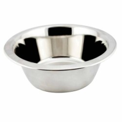 Weatherbeeta Hundenapf aus Edelstahl 13cm silber
