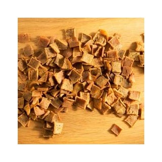 alsa-nature Hähnchen-Stripe, 250 g, Maße: ca. 1 x 1 cm, Hundefutter