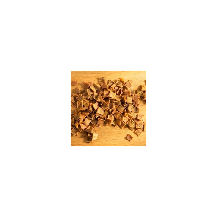 alsa-nature Hähnchen-Stripe, 250 g, Maße: ca. 1 x 1 cm, Hundefutter