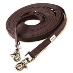 PetTec vegane Schleppleine braun 10 m